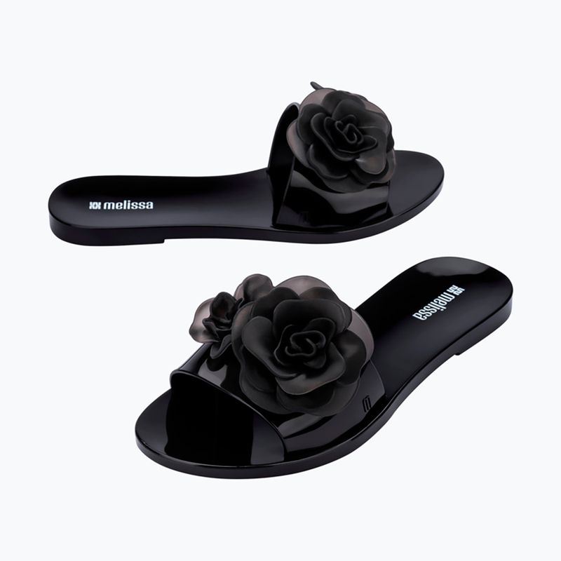 Șlapi pentru femei Melissa Babe Petals Ad black 4
