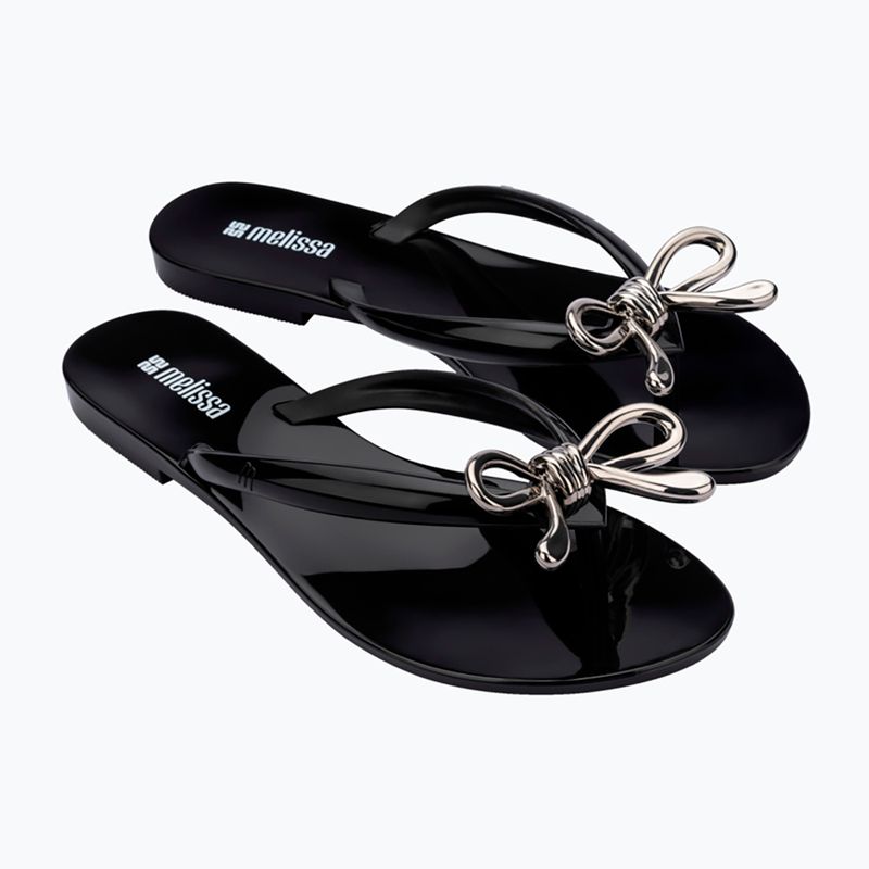 Șlapi pentru femei Melissa Harmonic Iris Ad black/silver 3