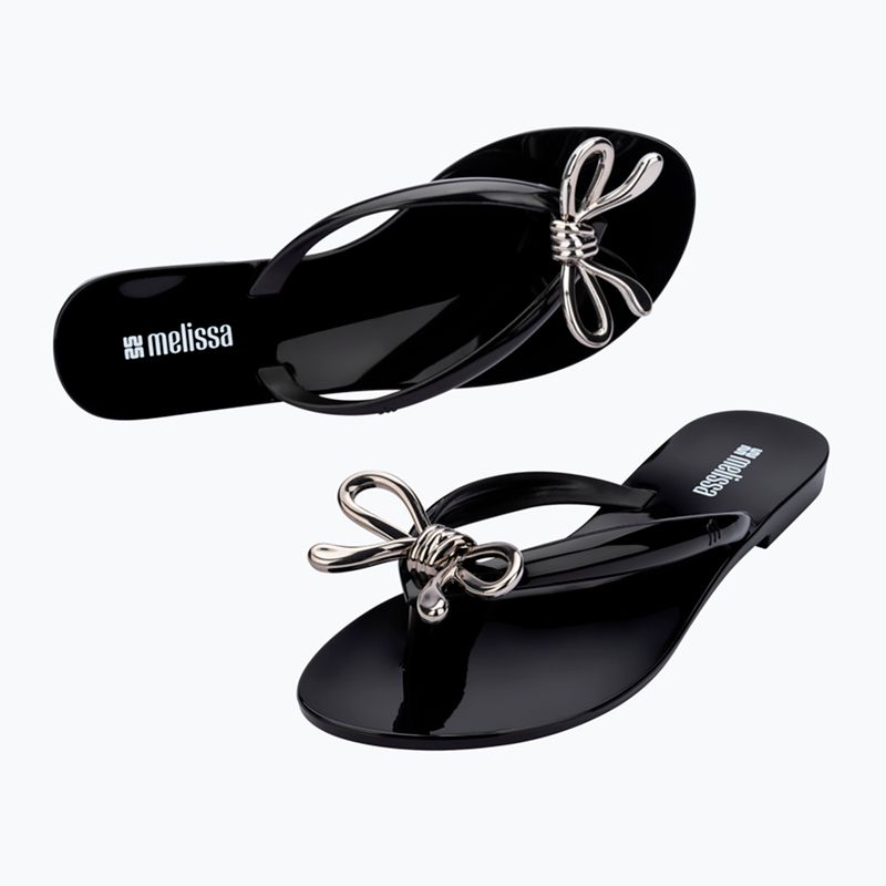 Șlapi pentru femei Melissa Harmonic Iris Ad black/silver 4
