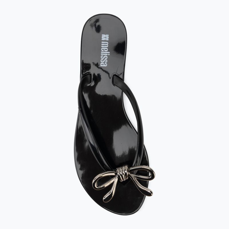 Șlapi pentru femei Melissa Harmonic Iris Ad black/silver 5