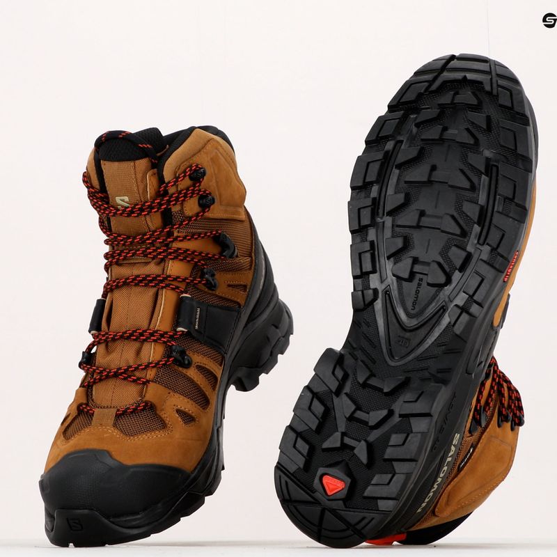 Încălțăminte de trekking pentru bărbați Salomon Quest 4 GTX maro L47156400 22