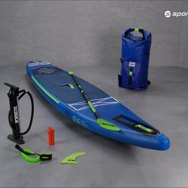 Planșă SUP Jobe Aero 12.6 Inflatable Neva SUP Pachet SUP SUP albastru 486421006-PCS. 12