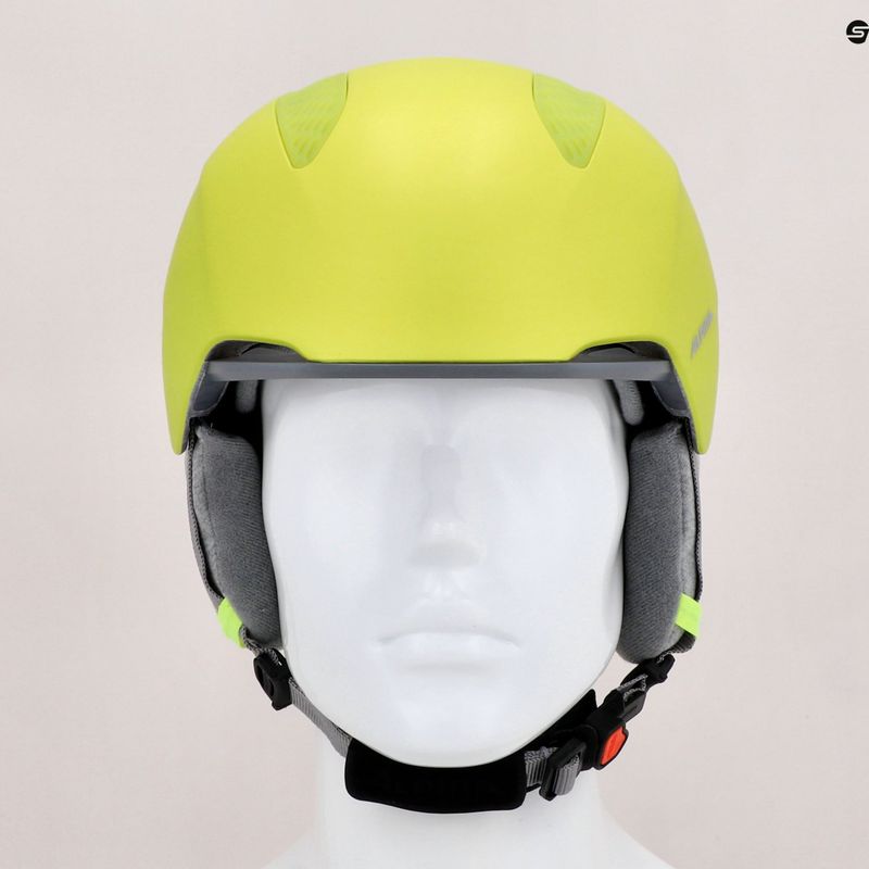Căști de schi pentru copii Alpina Grand Jr neon yellow 9