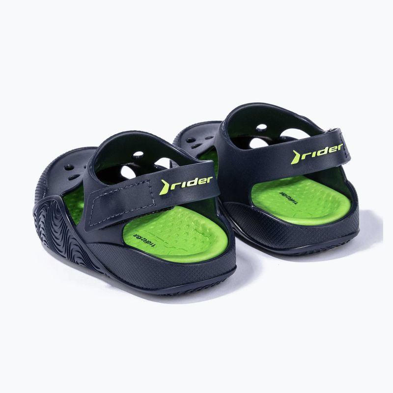 Sandale RIDER Comfy Baby albastru/verde