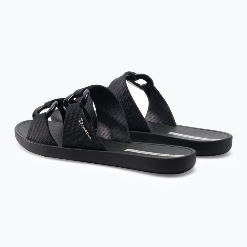 Ipanema Ella flip flop pentru femei negru 26658-20825 3