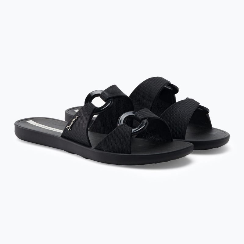 Ipanema Ella flip flop pentru femei negru 26658-20825 5