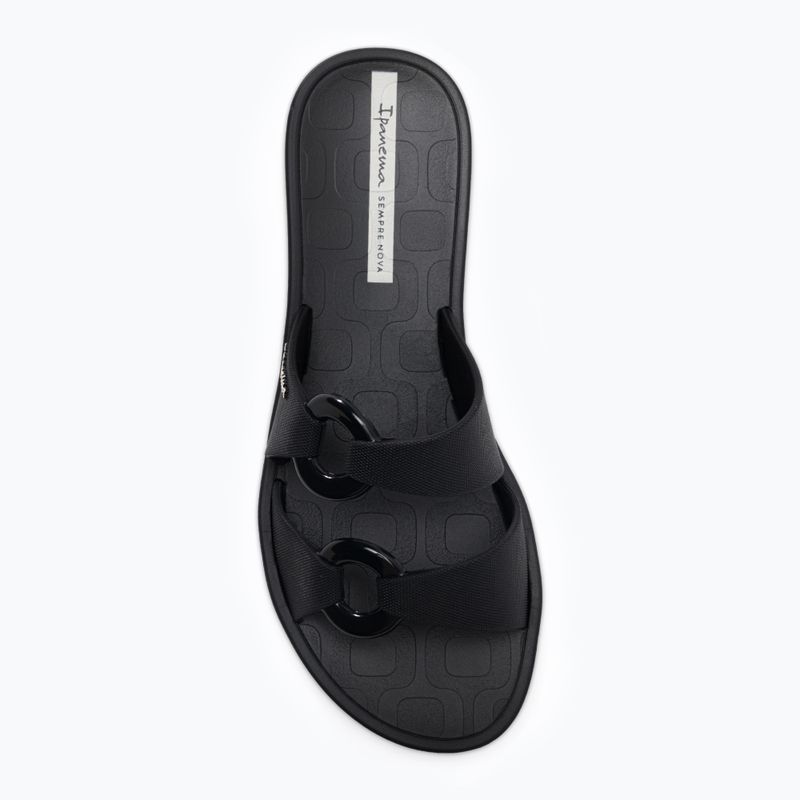 Ipanema Ella flip flop pentru femei negru 26658-20825 6