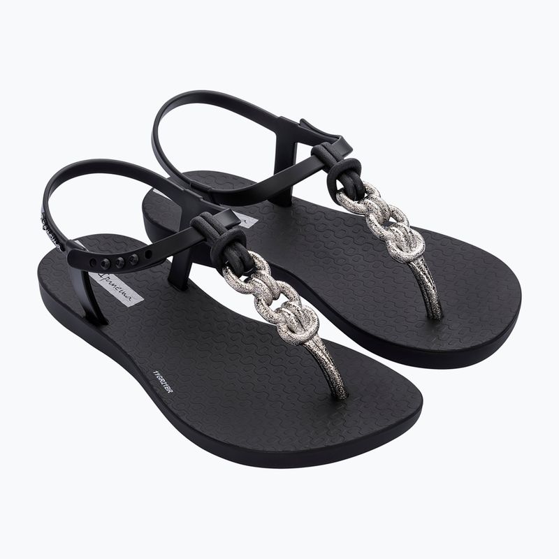 Sandale pentru copii Ipanema Class Charm II Kids black/silver