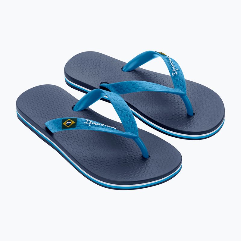 Ipanema Clas Brasil flip flop pentru copii albastru 80416-22117 8