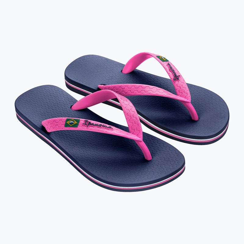 Ipanema Clas Brasil II - șlapi de damă în albastru marin și roz 80408-20502 8