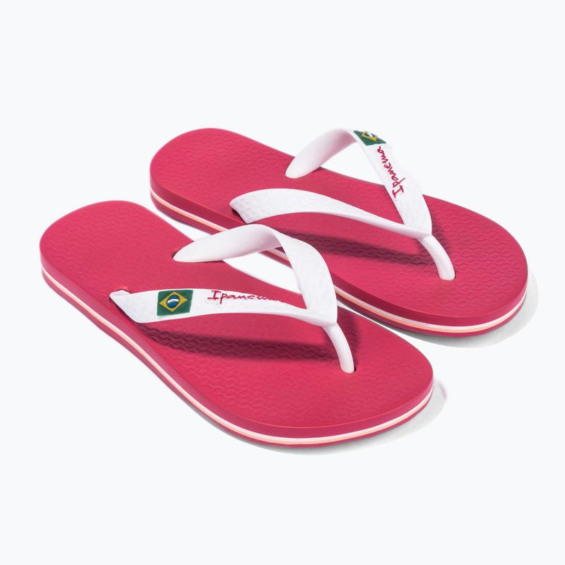 Ipanema Clas Brasil flip flop pentru copii roz 80416-20700 8