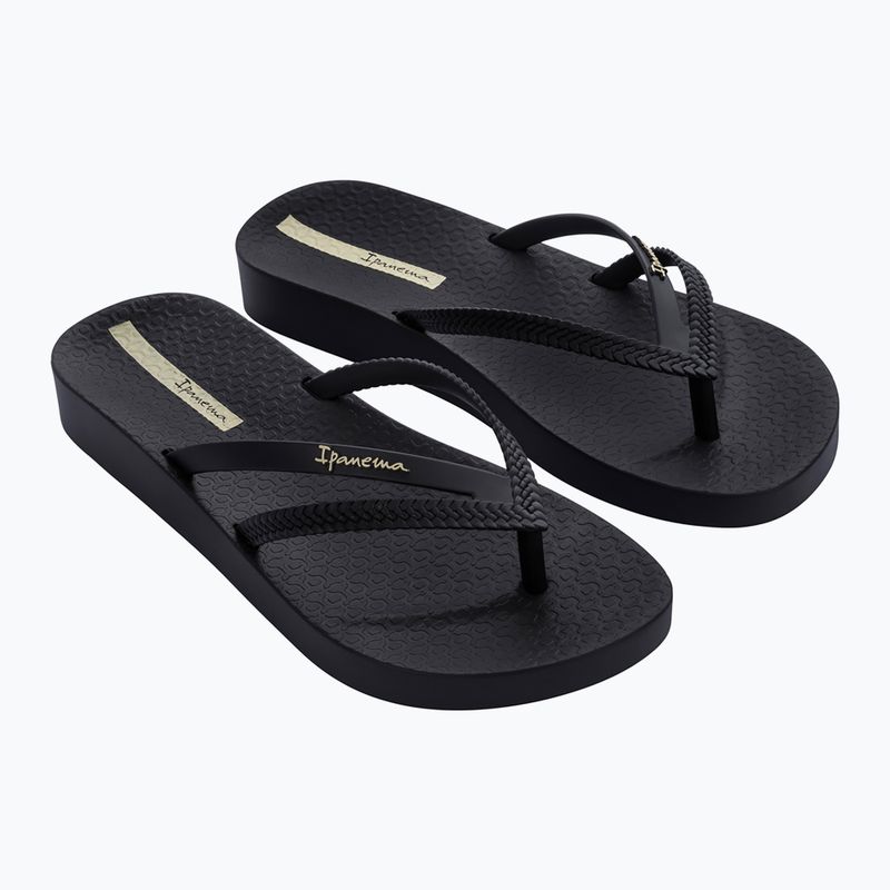 Ipanema Bossa Soft V negru flip flop pentru femei