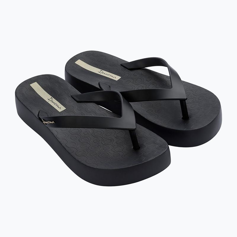 Papuci pentru femei Ipanema Flatform negri 26602-20766 10