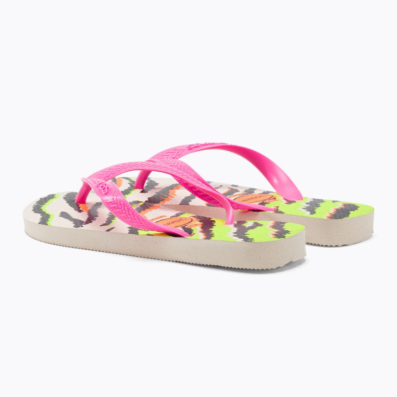 Havaianas Top Animals șlapi pentru femei bej H4132920 3