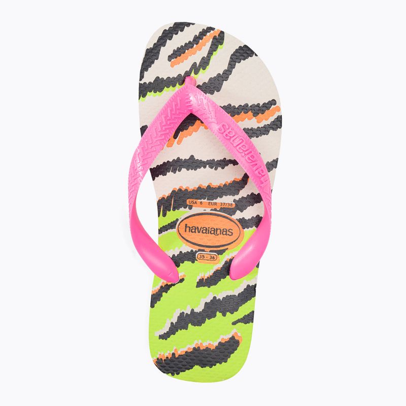Havaianas Top Animals șlapi pentru femei bej H4132920 6