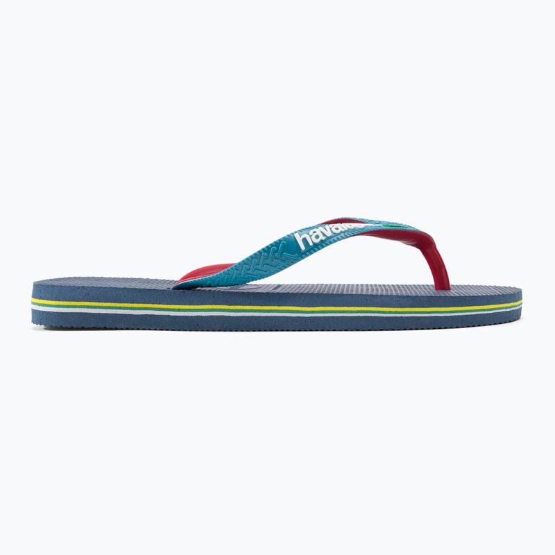Papuci de baie Havaianas Brasil Mix albastru marin H4123206 2