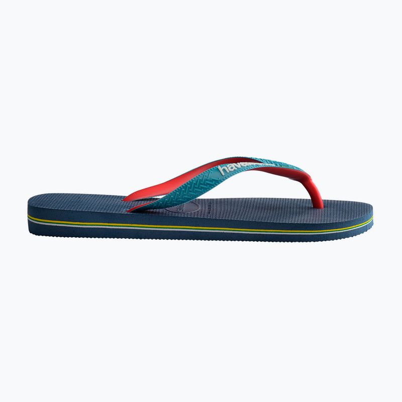 Papuci de baie Havaianas Brasil Mix albastru marin H4123206 9