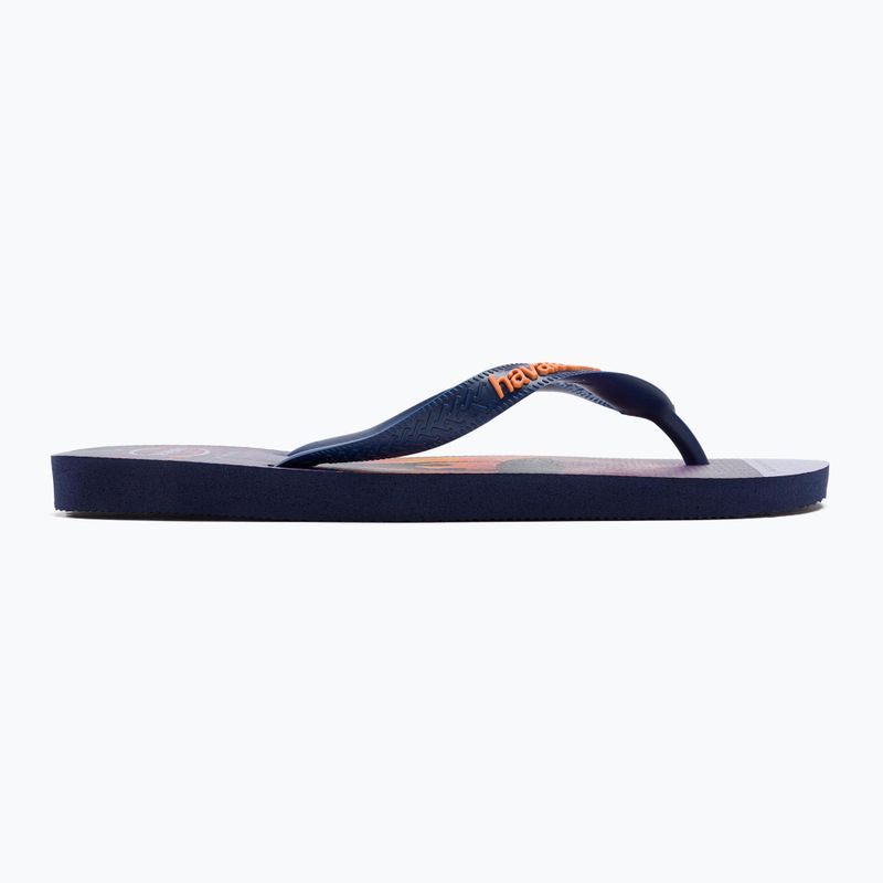 Șlapi de bărbați Havaianas Hype albastru marin H4127920 2