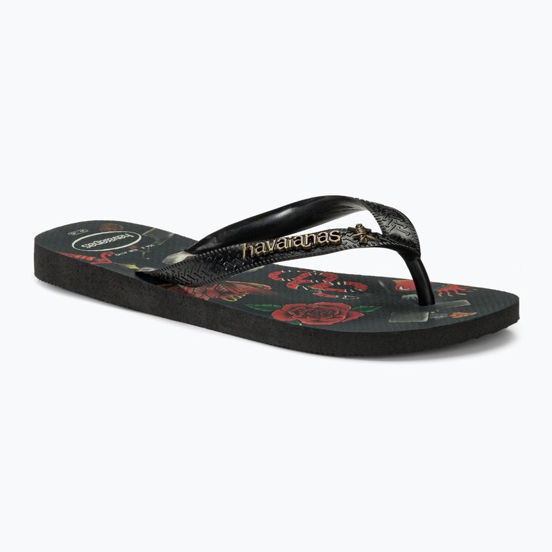 Șlapi pentru bărbați Havaianas Top Tribo black / black
