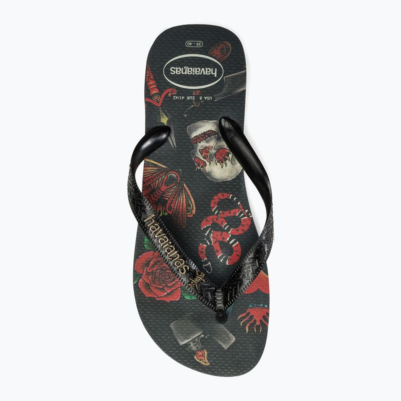 Șlapi pentru bărbați Havaianas Top Tribo black / black 5