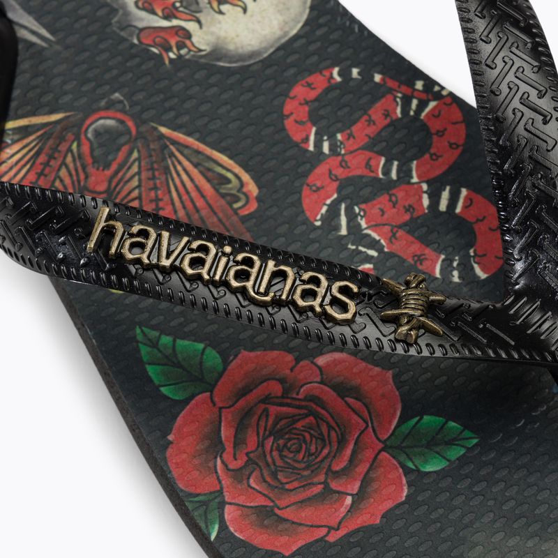 Șlapi pentru bărbați Havaianas Top Tribo black / black 8