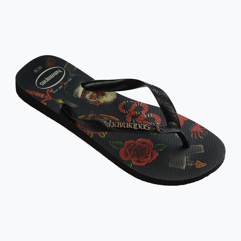 Șlapi pentru bărbați Havaianas Top Tribo black / black 10