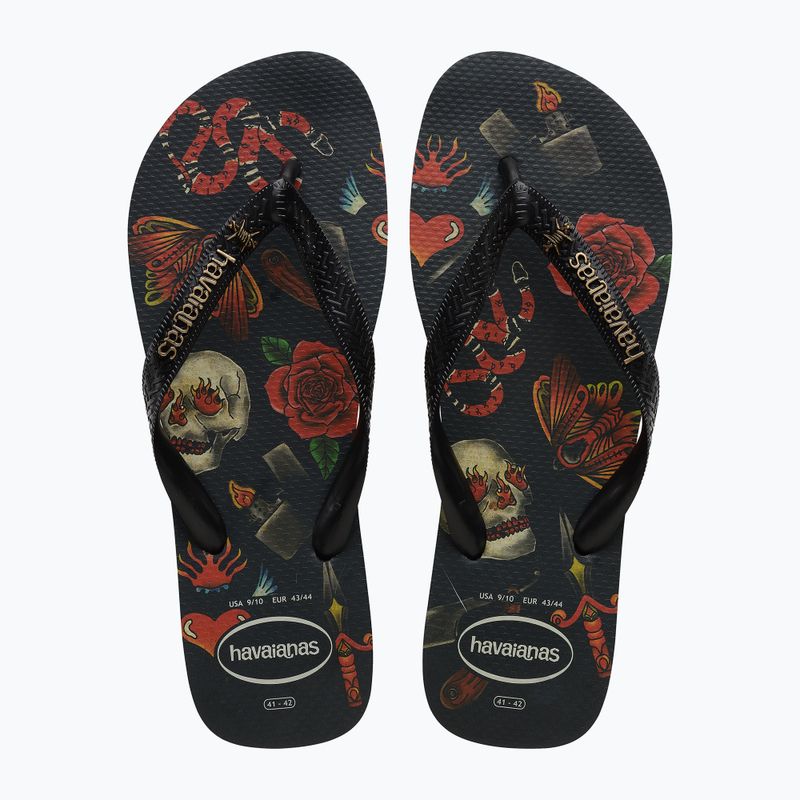 Șlapi pentru bărbați Havaianas Top Tribo black / black 12