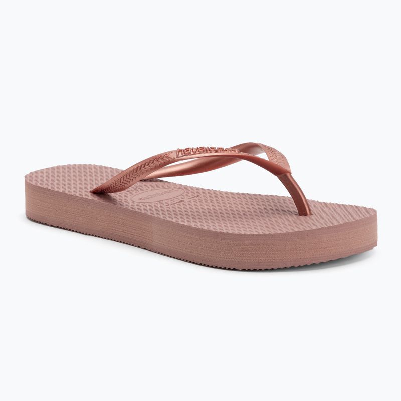 Papuci pentru femei Havaianas Slim Platform crocus rose