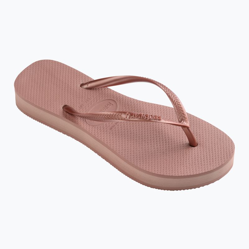 Papuci pentru femei  Havaianas Slim Platform crocus rose