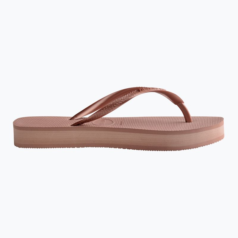 Papuci pentru femei  Havaianas Slim Platform crocus rose 2