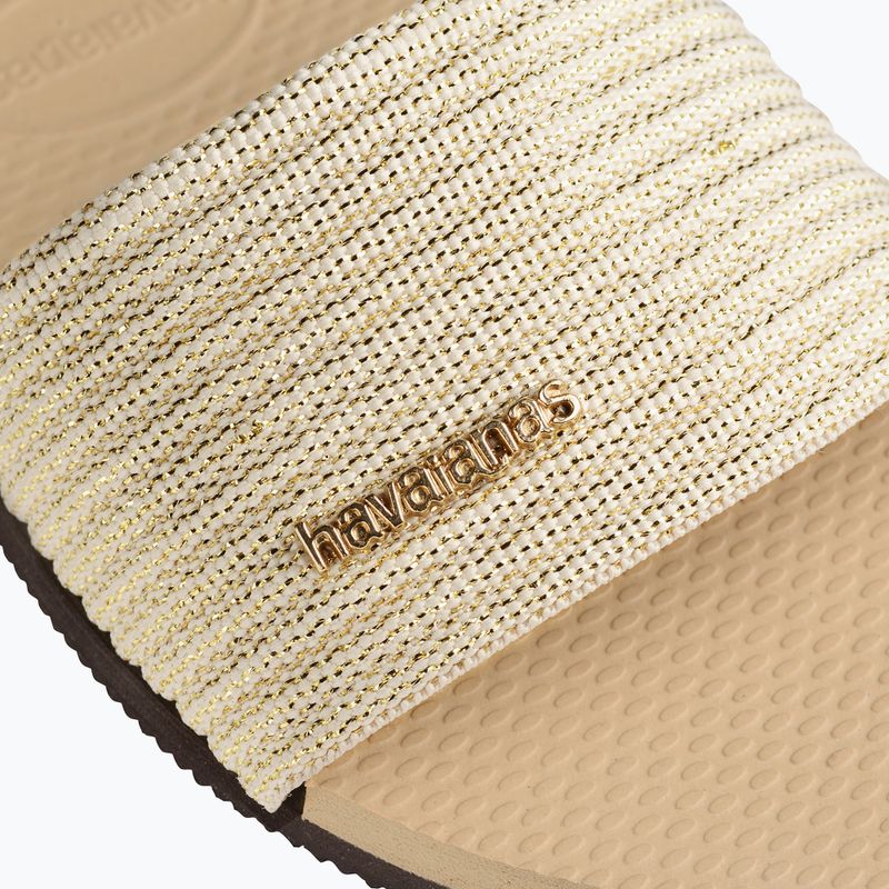 Papuci pentru femei Havaianas You Malta Metallic golden