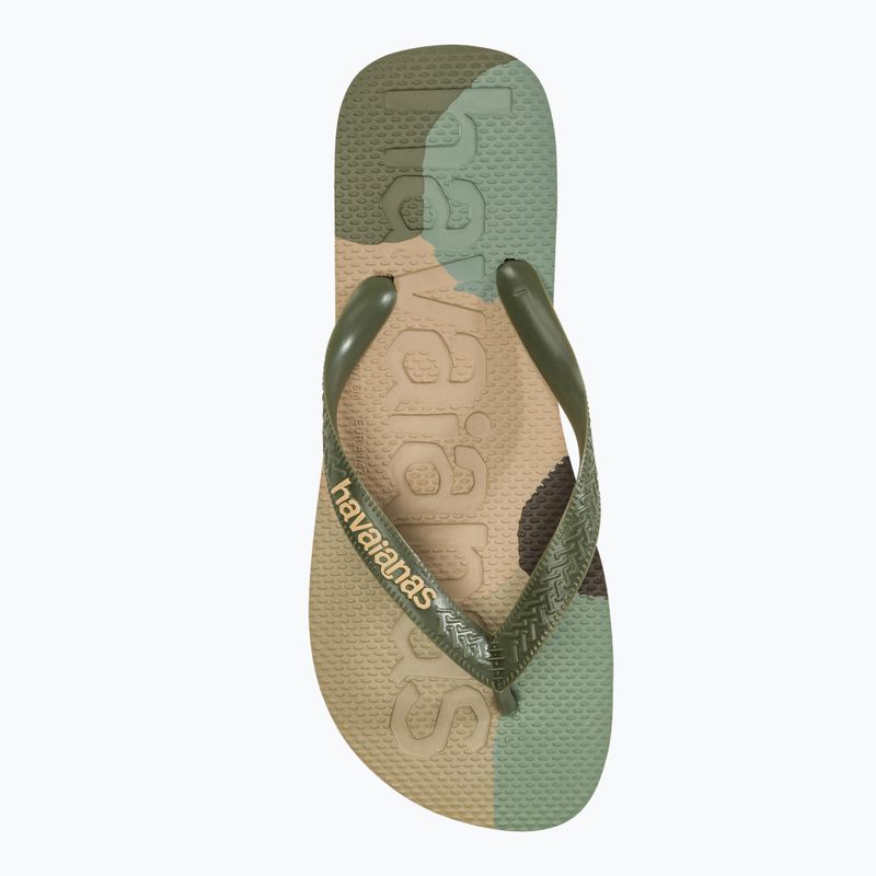 Șlapi Havaianas Top Logomania Colors II green 5