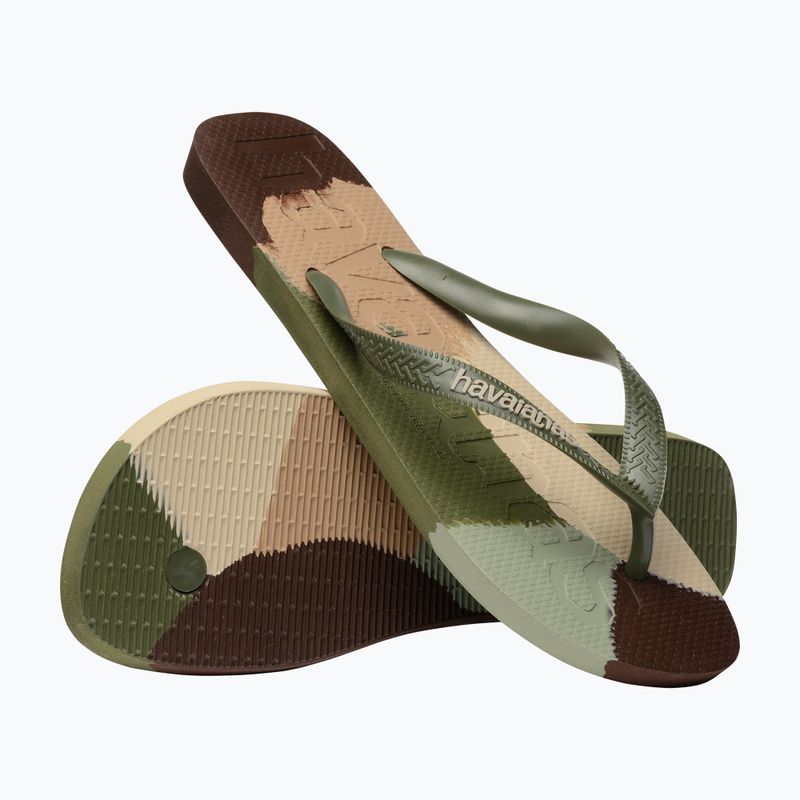 Șlapi Havaianas Top Logomania Colors II green 11