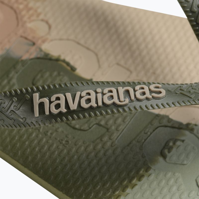 Șlapi Havaianas Top Logomania Colors II green 12