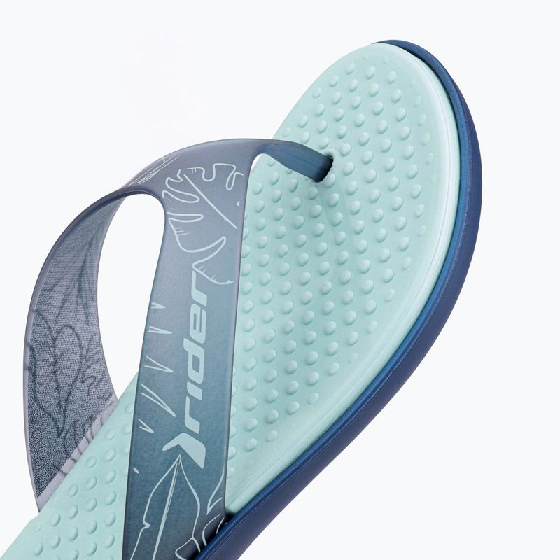 Șlapi de femei RIDER Aqua IV Fem de culoare albastru-verde 83328-AD469 11