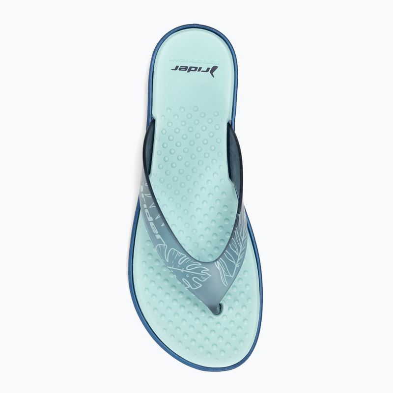 Șlapi de femei RIDER Aqua IV Fem de culoare albastru-verde 83328-AD469 6