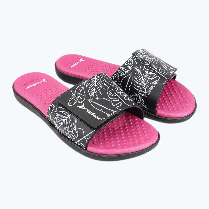 RIDER Pool IV Fem flip-flops pentru femei negru-roz 83331-AD447 9