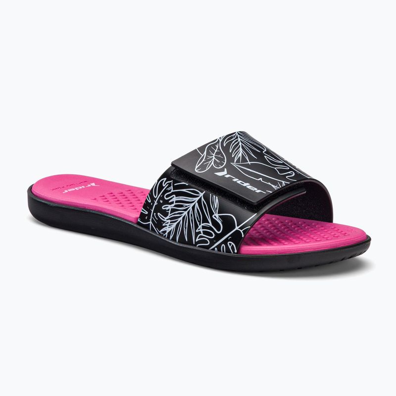 RIDER Pool IV Fem flip-flops pentru femei negru-roz 83331-AD447