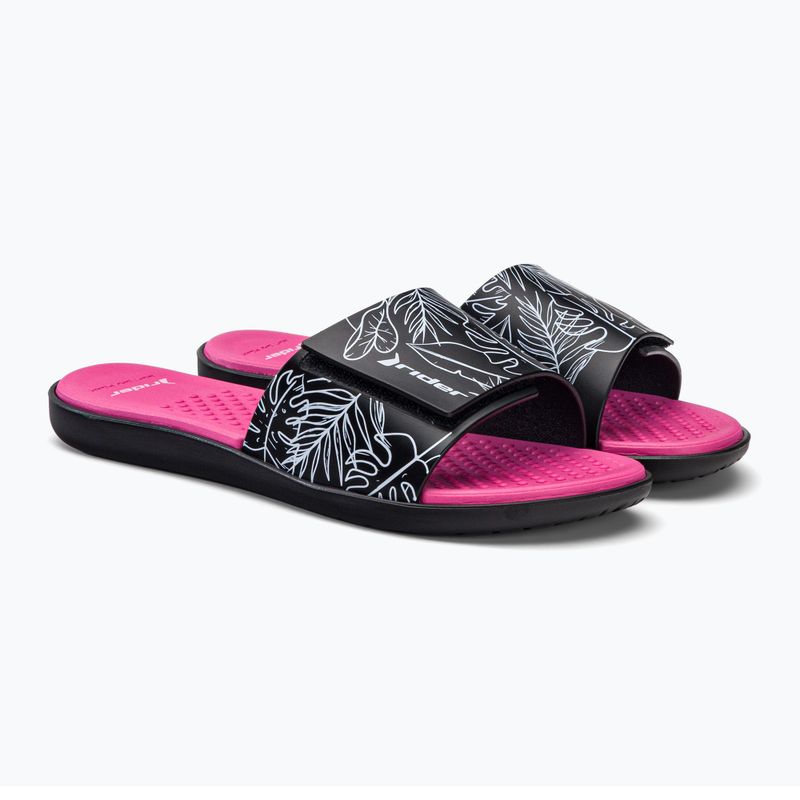 RIDER Pool IV Fem flip-flops pentru femei negru-roz 83331-AD447 4