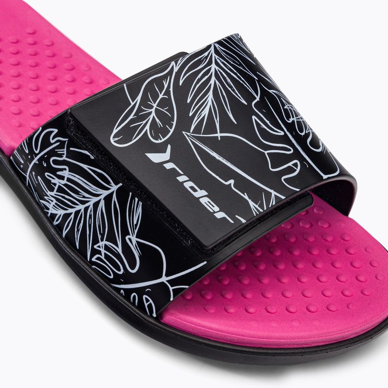 RIDER Pool IV Fem flip-flops pentru femei negru-roz 83331-AD447 7