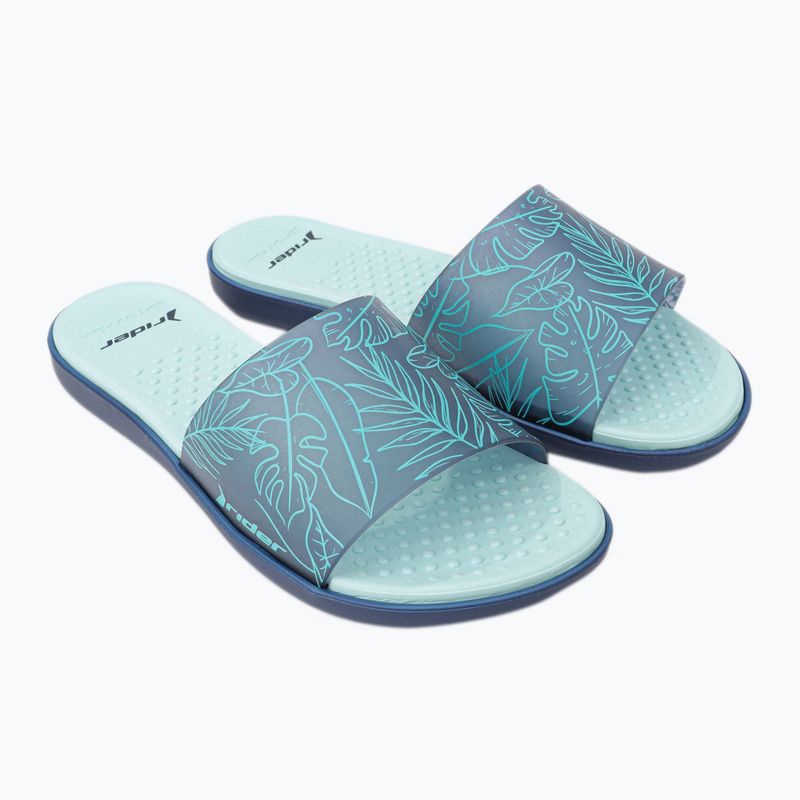 RIDER Splash IV Fem albastru-verde flip-flops pentru femei 83336-AD477 9