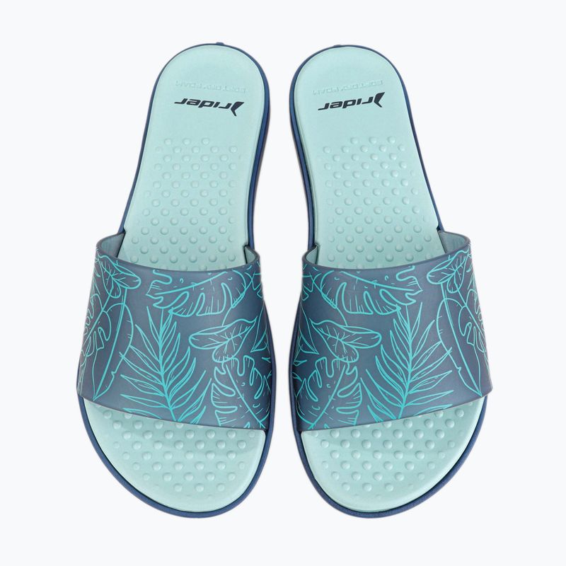 RIDER Splash IV Fem albastru-verde flip-flops pentru femei 83336-AD477 12