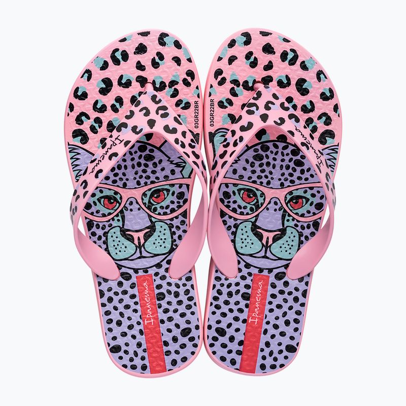 Ipanema Safari Fun Kids flip flop roz și mov 26851-AF799 10
