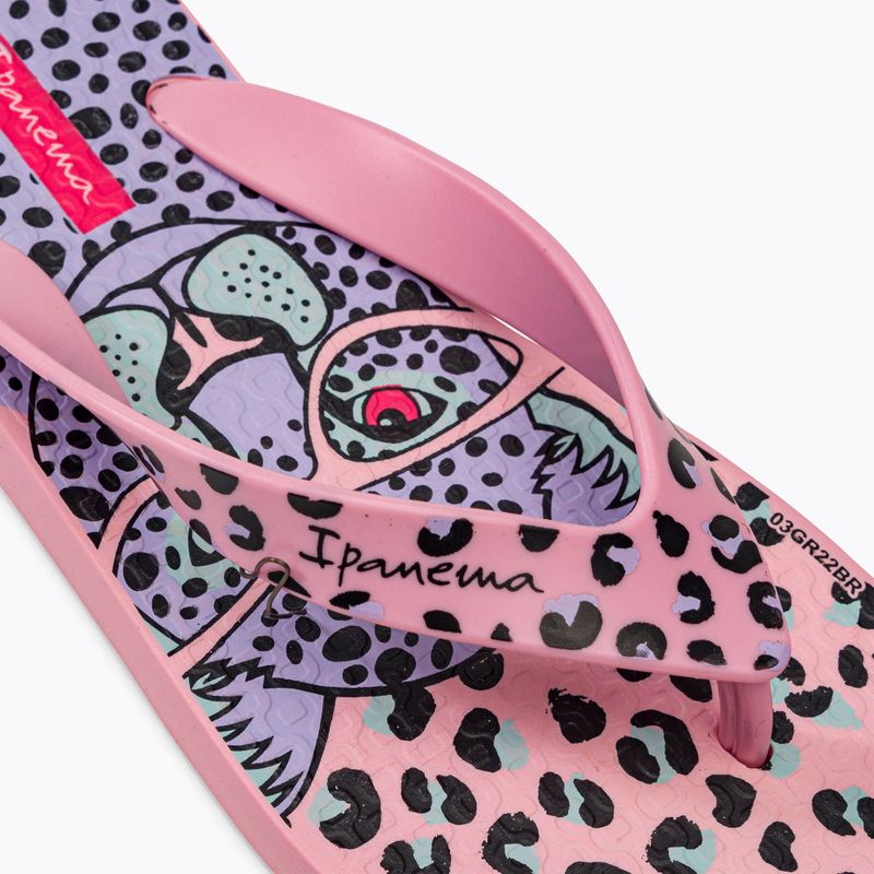Ipanema Safari Fun Kids flip flop roz și mov 26851-AF799 7