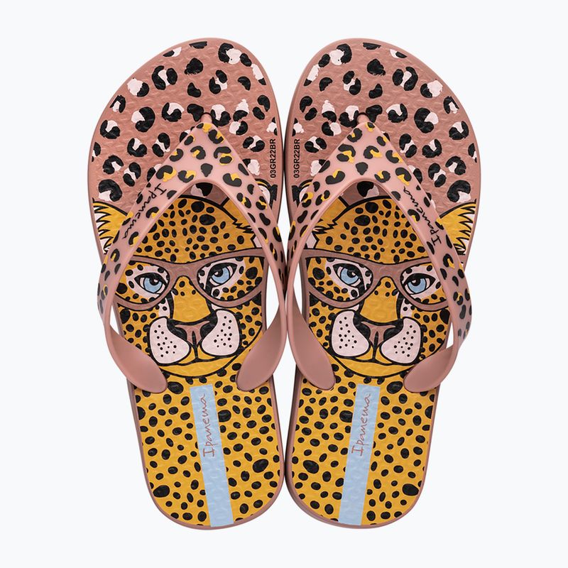 Ipanema Safari Fun Kids flip flop roz și galben 26851-AF801 10