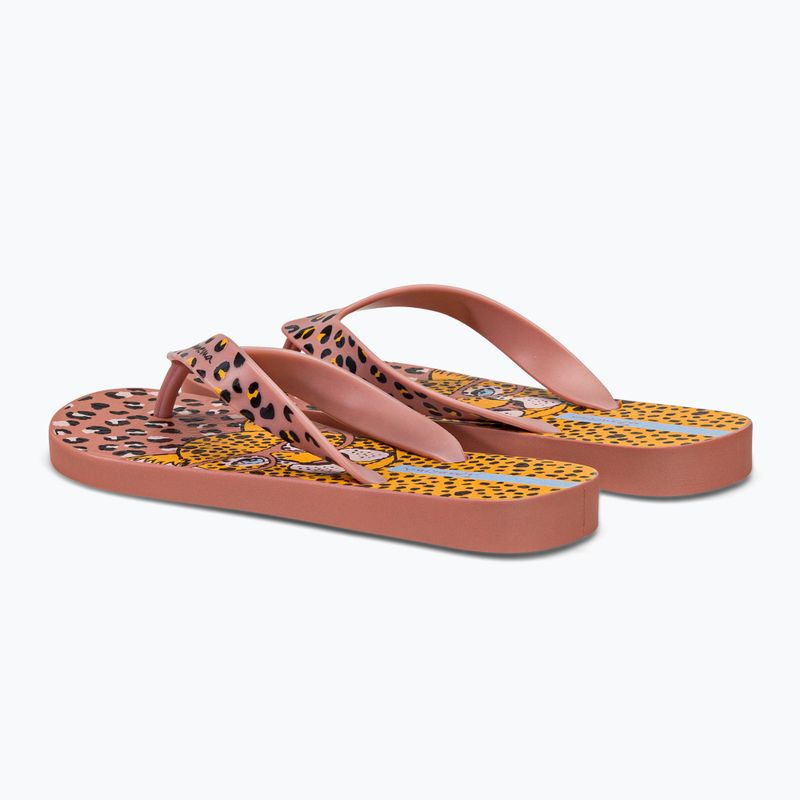 Ipanema Safari Fun Kids flip flop roz și galben 26851-AF801 3