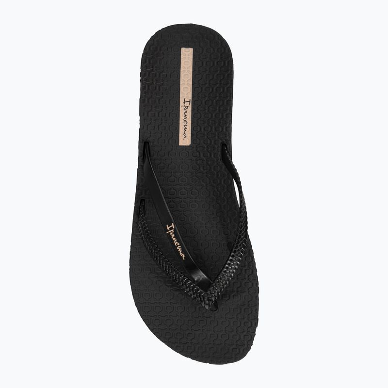 Ipanema Bossa Soft V flip flop pentru femei negru 82840-AG715 6