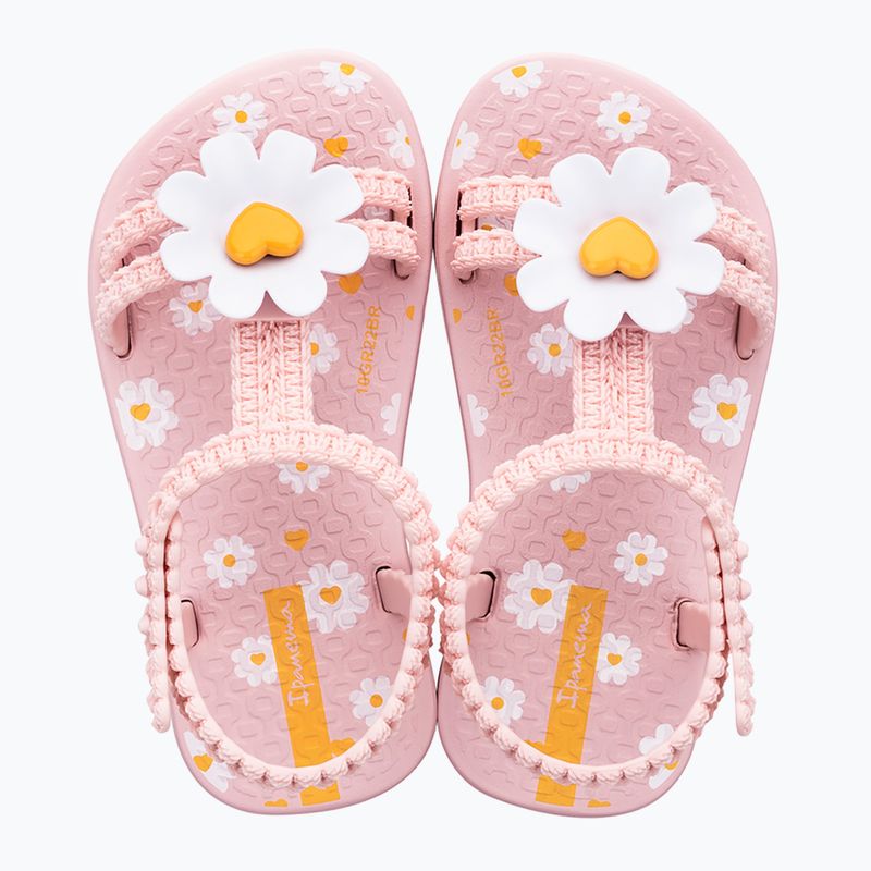 Sandale Ipanema Daisy Baby roz/galben 2