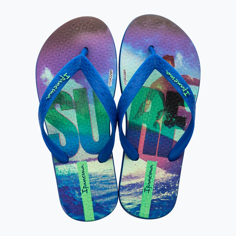 Ipanema Classic XI flip flop pentru copii albastru-verde 83347-AJ486 9