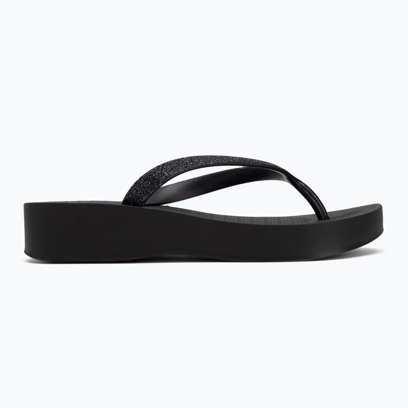 Șlapi pentru femei Ipanema Mesh Chic Plat black/glitter black 2